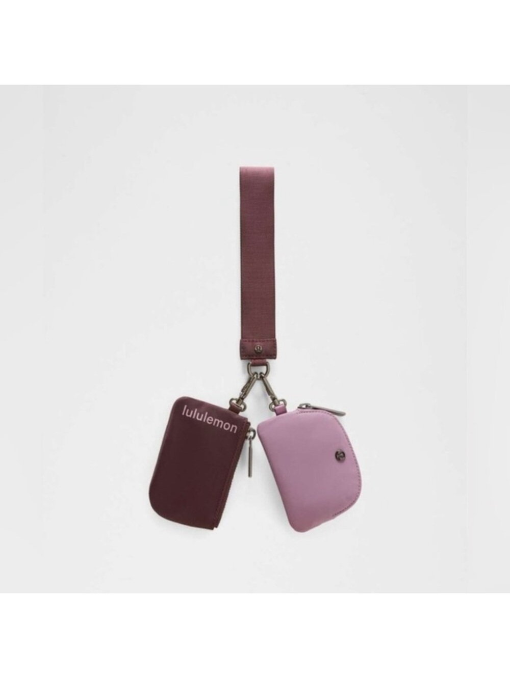 Lululemon Dual Pouch Wristlet 💜Rare Goodnight Plum and Lavender Deluxe